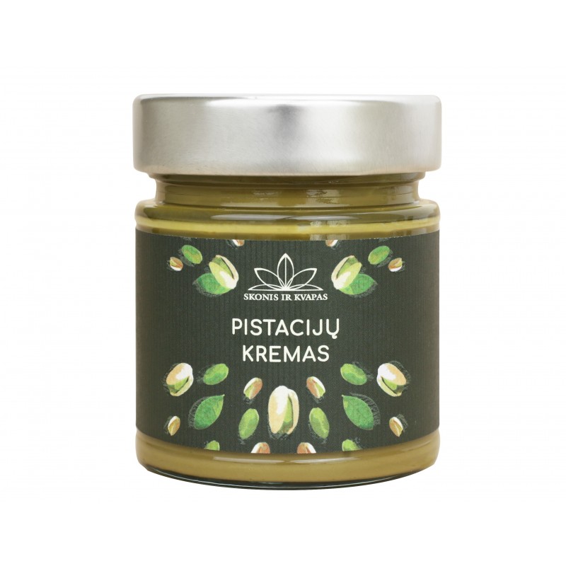 PISTACIJŲ kremas, 250 g | Skonis ir kvapas