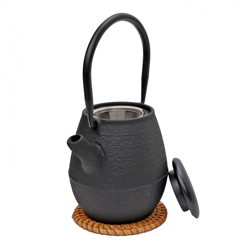 Ketaus arbatinuko ir pialų rinkinys SKAIDRUMAS, 800ml