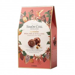 Traškūs riešutiniai pieniško šokolado saldainiai SIMON COLL, 144 g