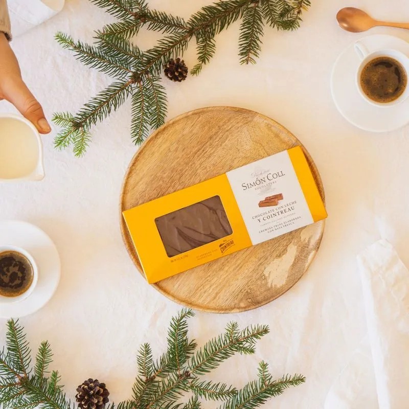 Pieniškas šokoladas TURRON su Cointreau likeriu (Simon Coll), 250g