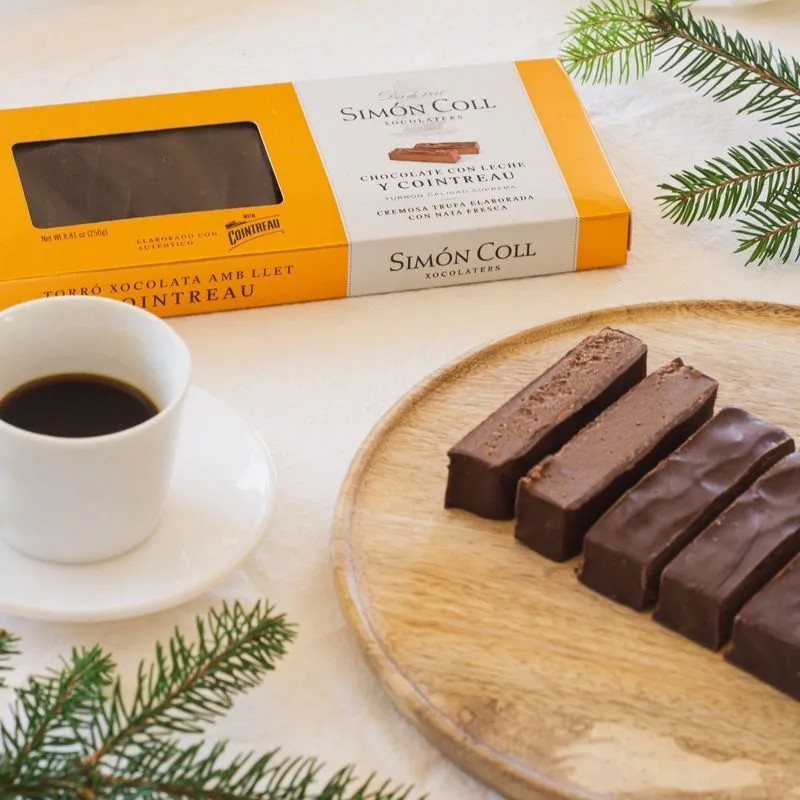 Pieniškas šokoladas TURRON su Cointreau likeriu (Simon Coll), 250g