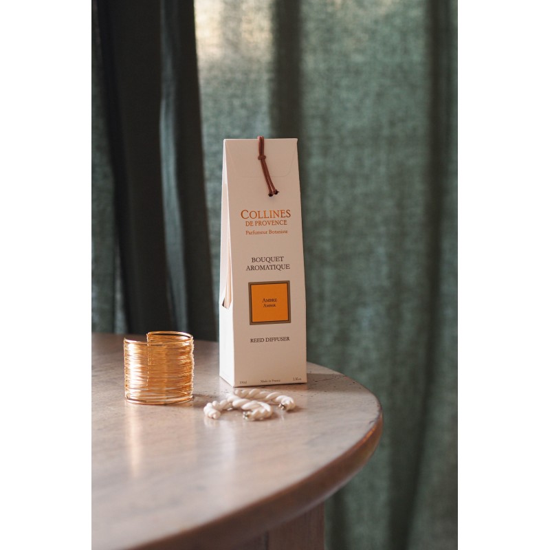 Namų kvapas su lazdelėmis TAURUSIS GINTARAS, 100ml