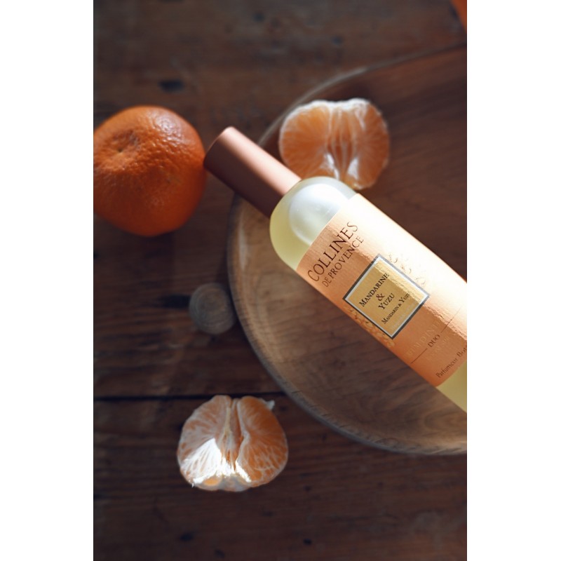 Purškiamas namų kvapas MANDARINAS IR KVAPUSIS CITRINMEDIS, 100ml