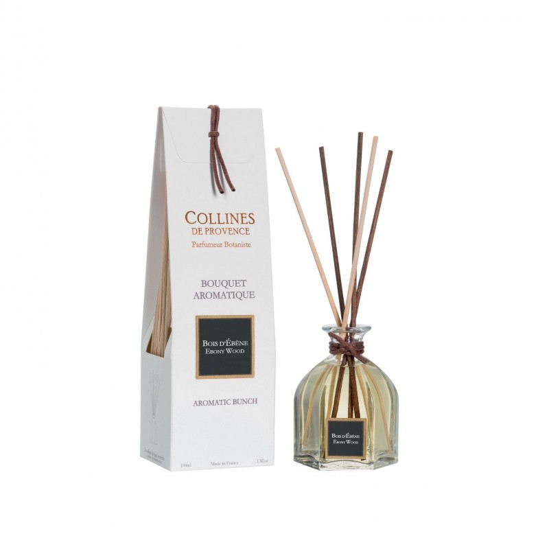Namų kvapas su lazdelėmis JUODMEDŽIO MEDIENA, 100ml