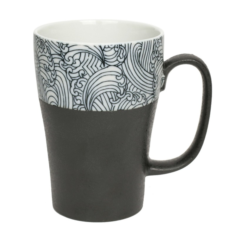 Puodelis GĖLIŲ ORNAMENTAI, 455 ml
