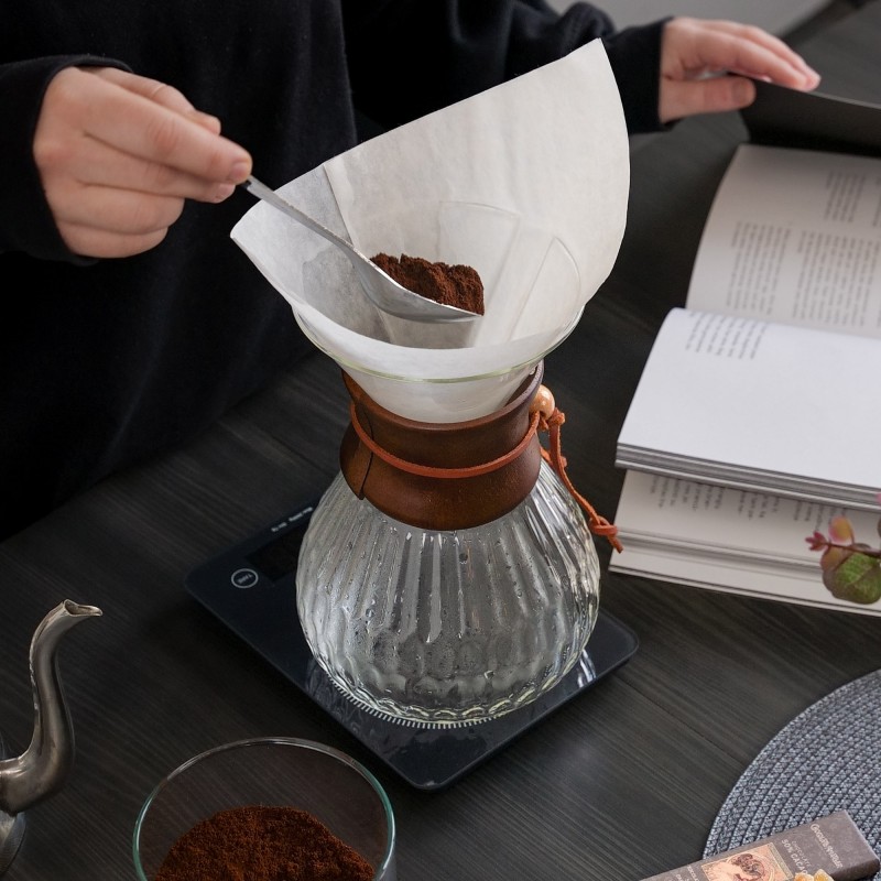 Borosilikatinio stiklo kavinukas, 1400 ml (Chemex tipo)