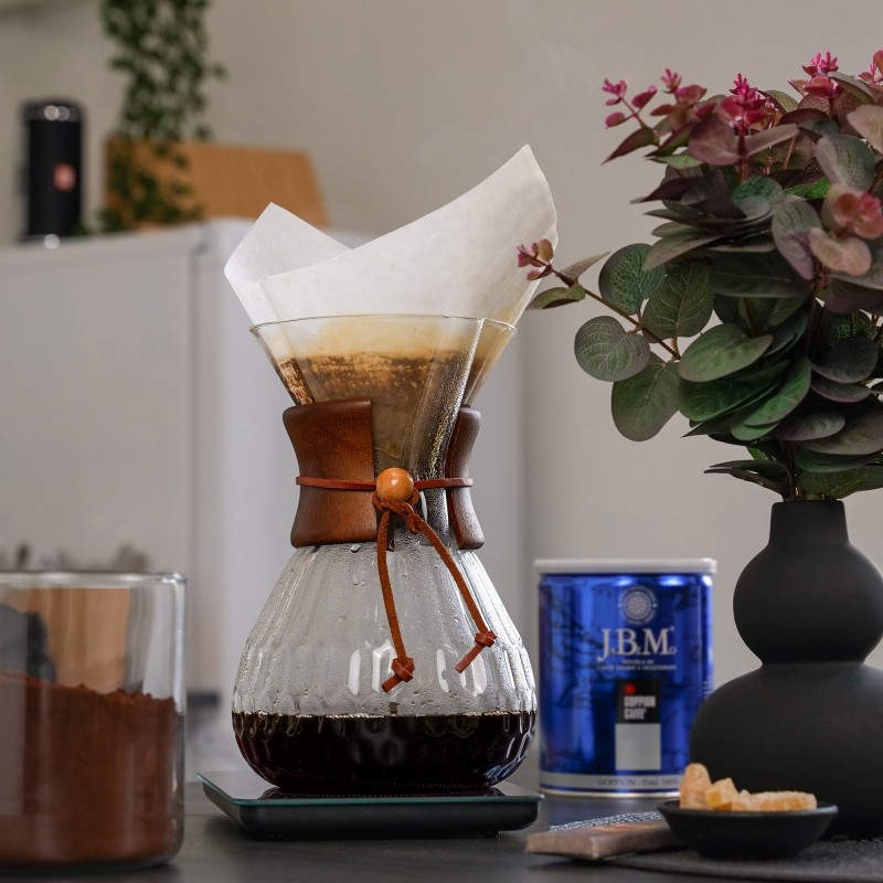 Borosilikatinio stiklo kavinukas, 1400 ml (Chemex tipo)
