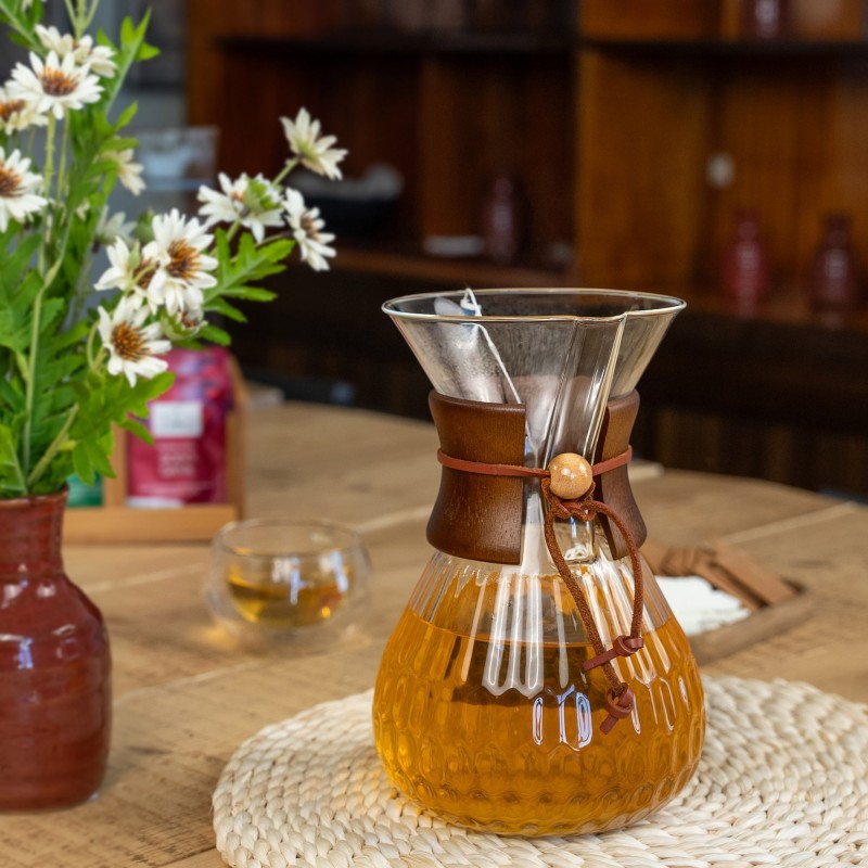 Borosilikatinio stiklo kavinukas, 1400 ml (Chemex tipo)