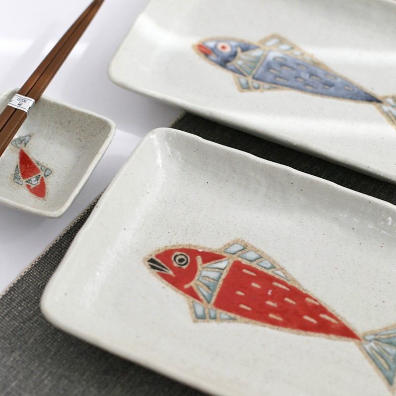 Sushi lėkštučių rinkinys dviems, ŽUVYTĖS
