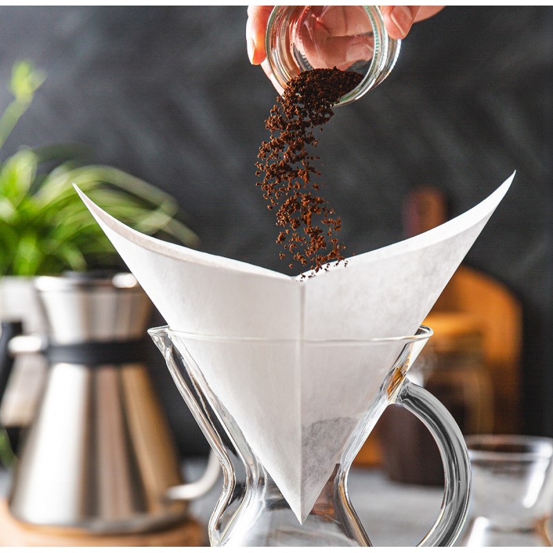 Popieriniai filtrai kavinukui Chemex, 100 vnt