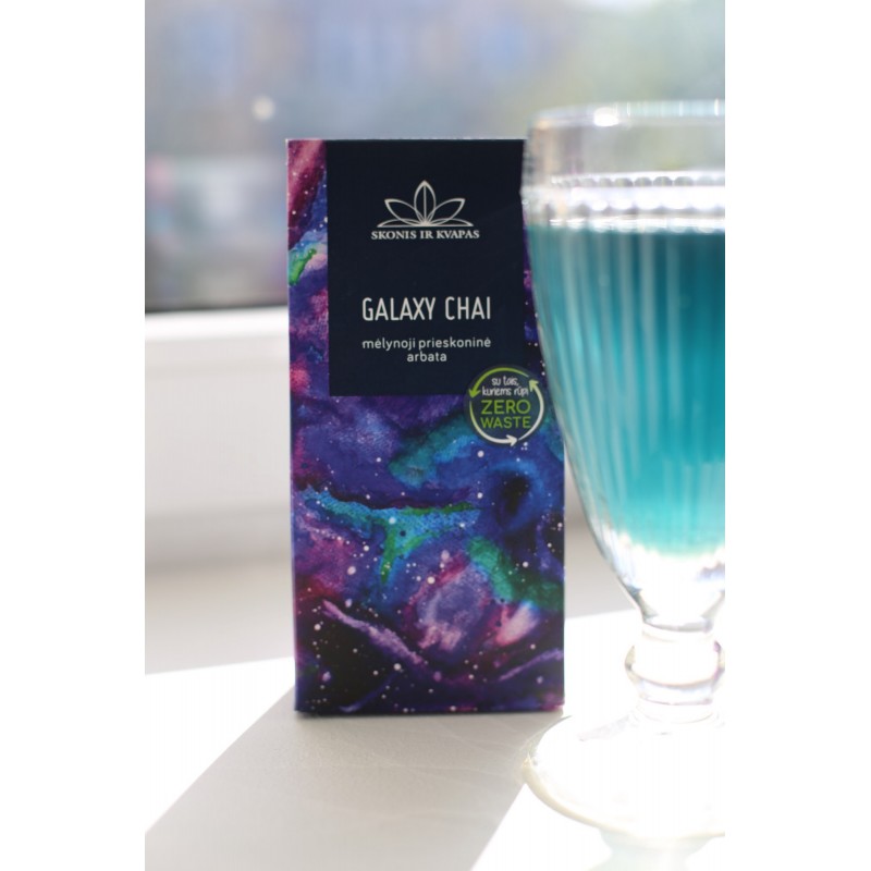 Mėlynoji prieskoninė arbata GALAXY CHAI, 80g
