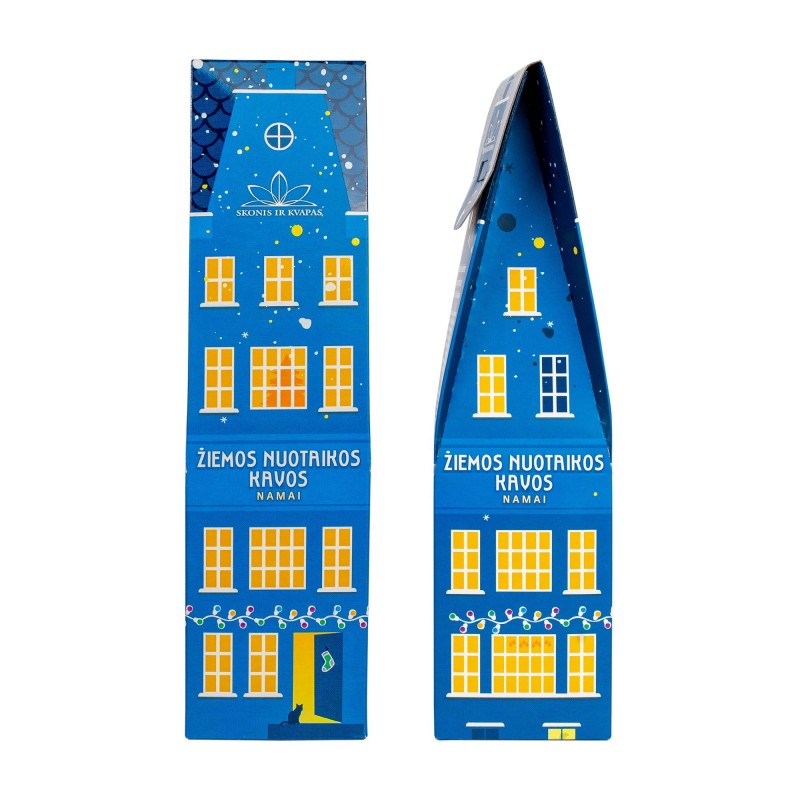 Kalėdinio pyrago skonio malta kava ŽIEMOS NUOTAIKOS KAVOS NAMAI,  125g