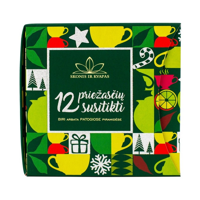 Šventinis arbatų rinkinys 12 PRIEŽASČIŲ SUSITIKTI