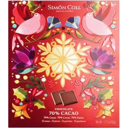 ŠVENTINIS juodasis šokoladas SIMON COLL 70 %, 60 g
