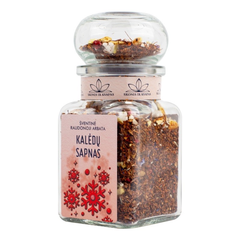 ŠVENTINĖ raudonoji arbata KALĖDŲ SAPNAS (stikl.) 65 g