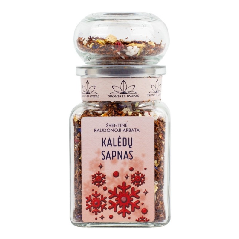 ŠVENTINĖ raudonoji arbata KALĖDŲ SAPNAS (stikl.) 65 g