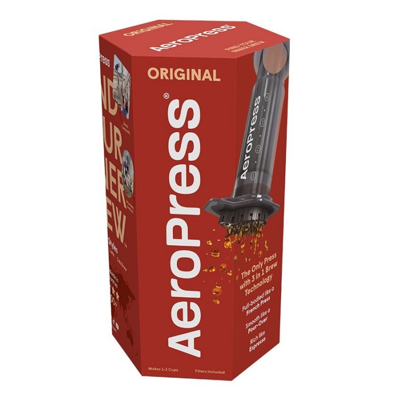 Kavinukas AeroPress Original, 250 ml + 100 filtrų