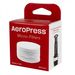 Popieriniai kavos filtrai AeroPress Micro, balti, 350 vnt.