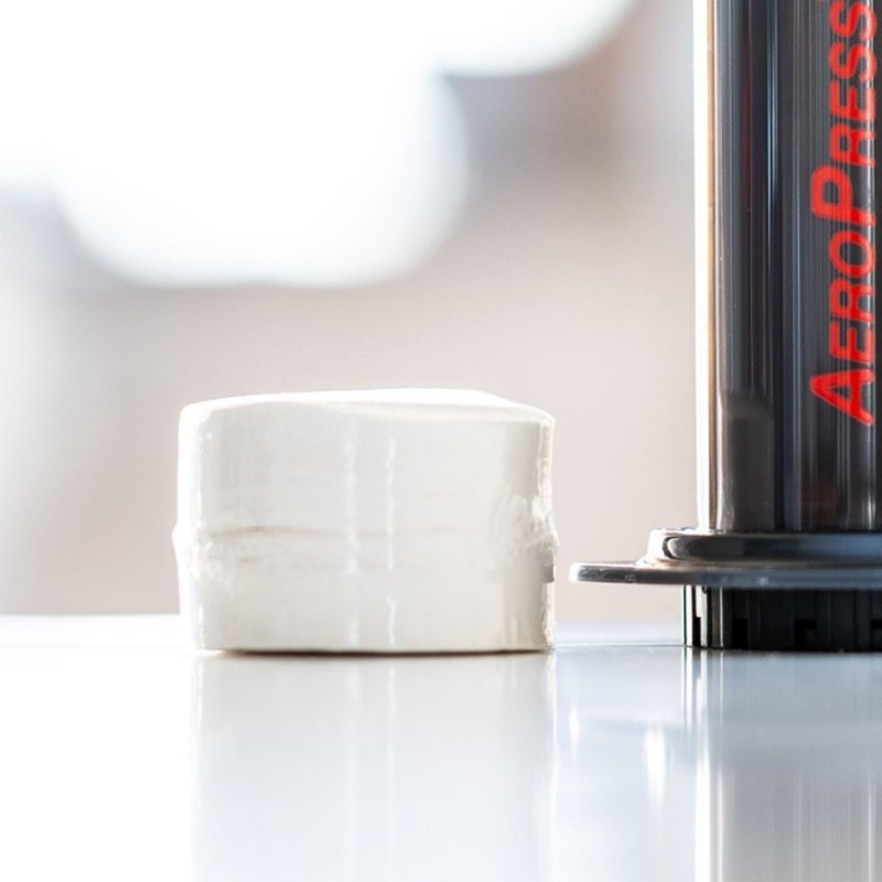 Popieriniai kavos filtrai AeroPress Micro, balti, 350 vnt.