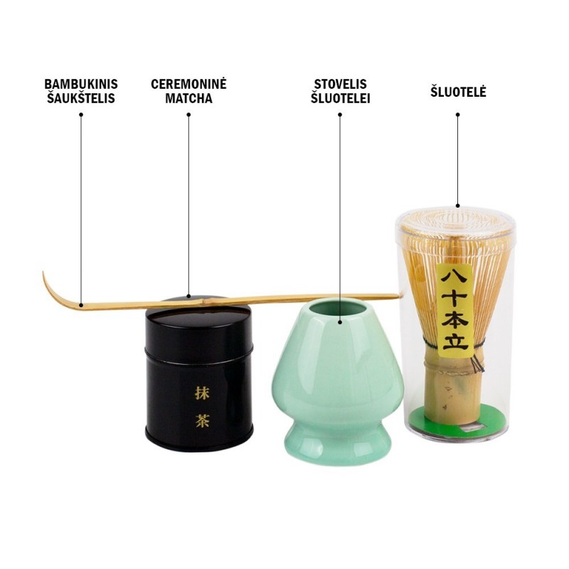 MATCHA arbatos rinkinys pradedančiajam