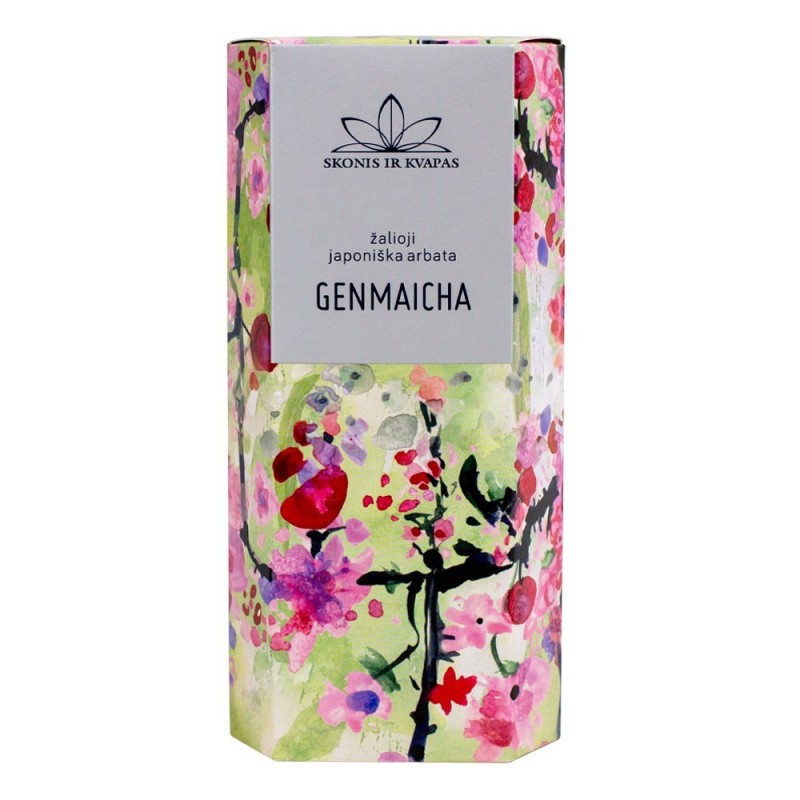 Žalioji japoniška arbata GENMAICHA, 70 g