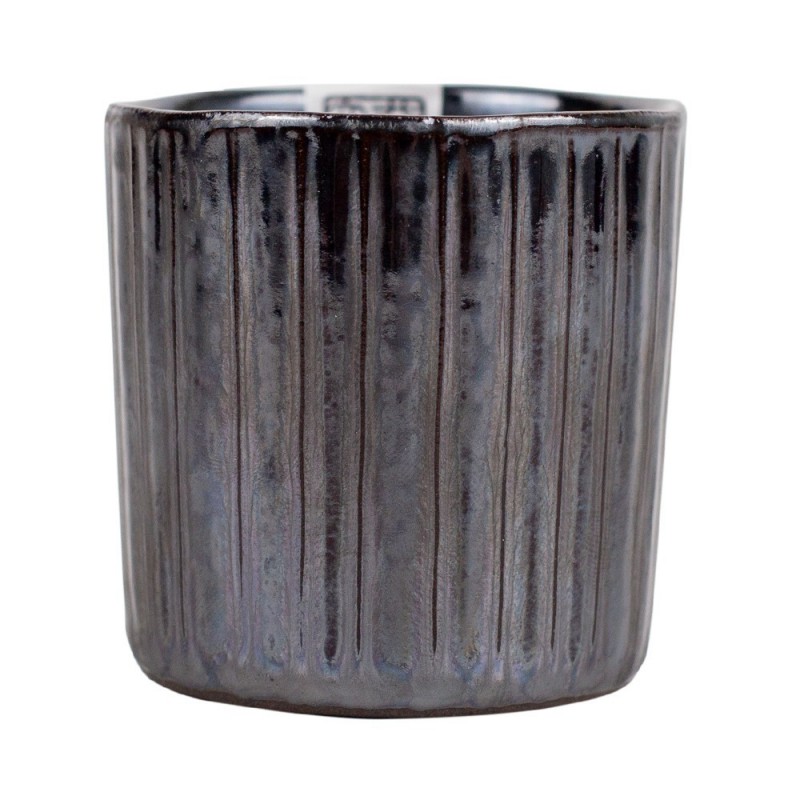 Piala taurė AKMENINĖ, juoda spalva, porcelianas