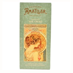 Juodasis šokoladas AMATLLER 50%, 70g