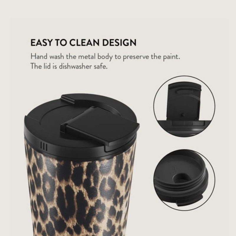 Termo puodelis TIGRINIAI RAŠTAI, 500 ml