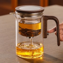 Magnetinis borosilikatinio stiklo arbatinukas su filtru „Mano ritualas“, 200 ml