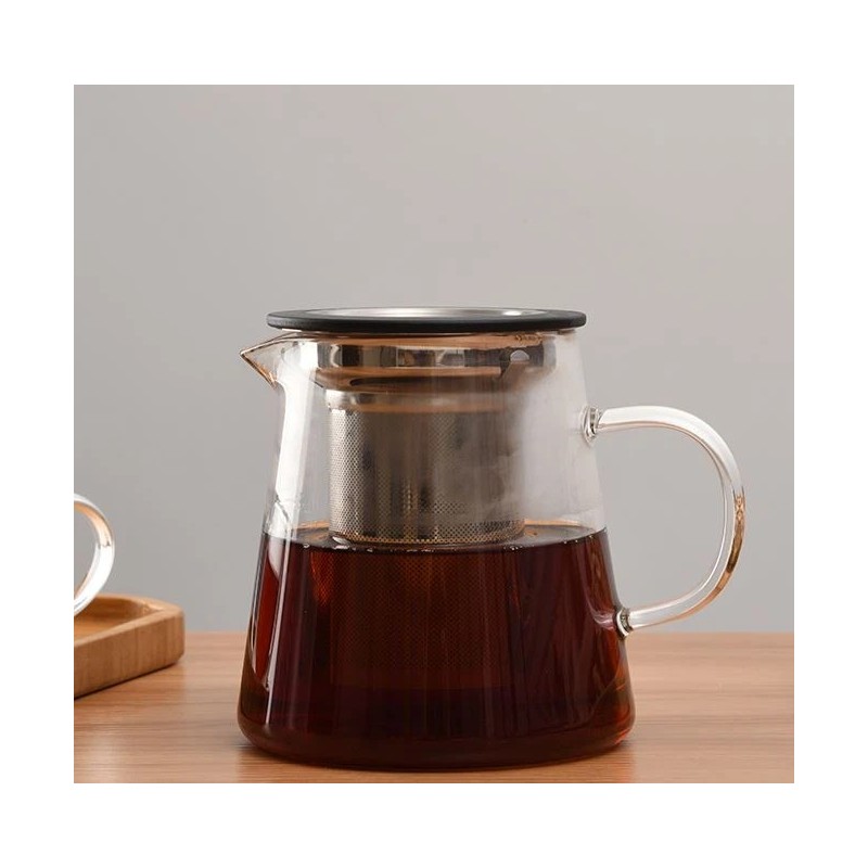 Borosilikatinio stiklo arbatinukas su filtru „midi“, 550 ml