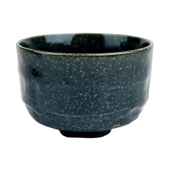Piala arbatai Matcha, MĖLYNA, 10 x 7 cm, keramik.