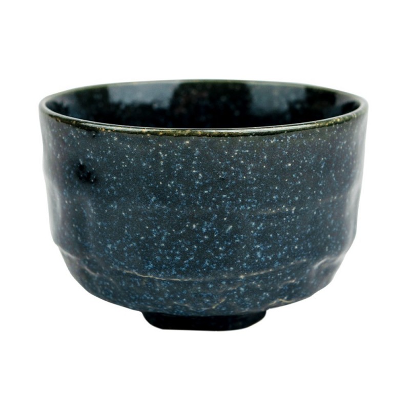 Piala arbatai Matcha, MĖLYNA, 10 x 7 cm, keramik.