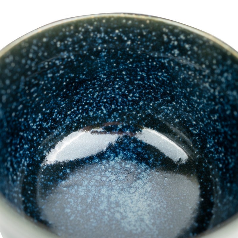 Piala arbatai Matcha, MĖLYNA, 10 x 7 cm, keramik.