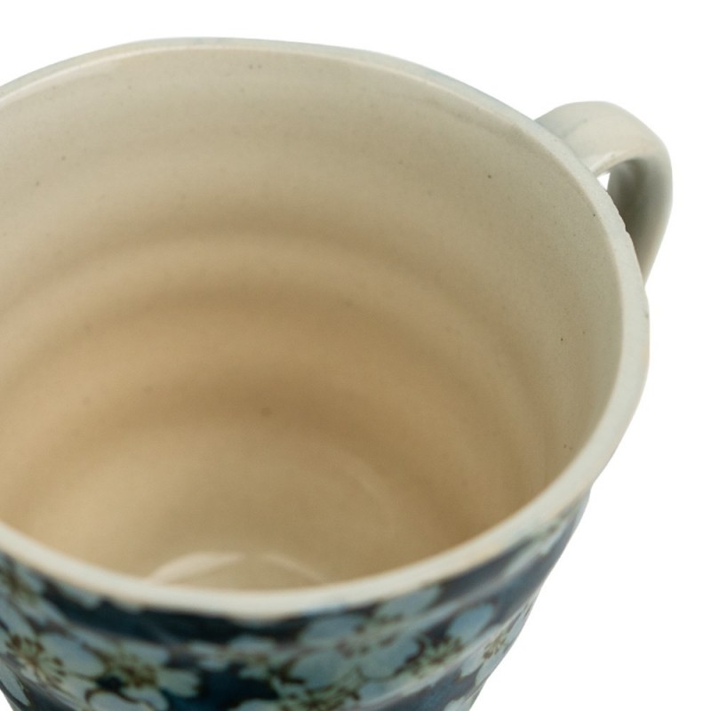 Puodelis MĖLYNI GĖLIŲ RAŠTAI, 280ml, keramik.