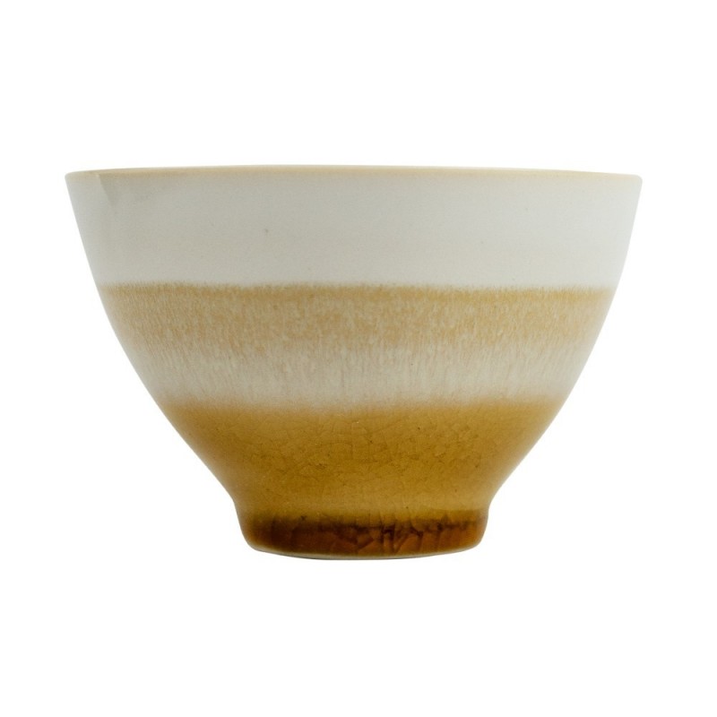 Piala arbatai MATCHA, 9x6cm, keramika, balta-smėlinė sp.