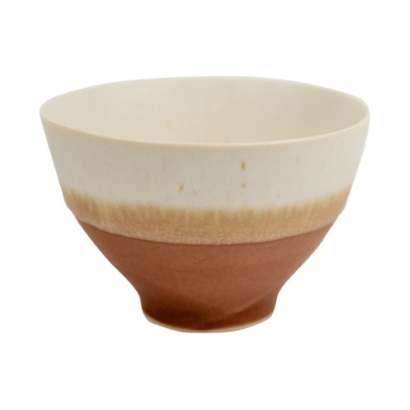 Piala arbatai MATCHA, 9x6cm, keramika, balta-ruda sp.