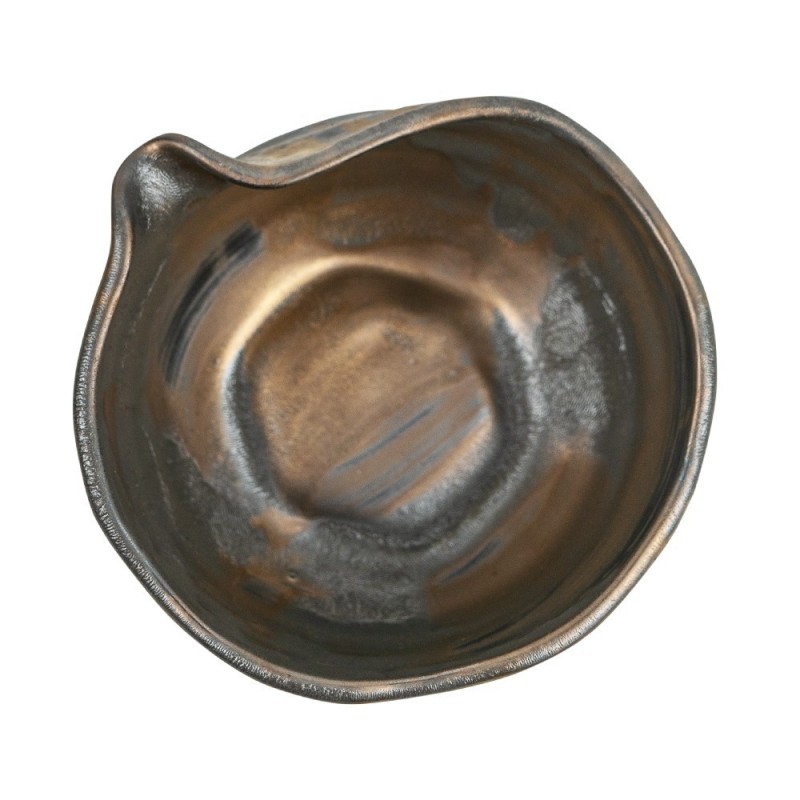 Piala arbatai MATCHA su snapeliu, 14 x 13 x 7 cm, porcelian., aukso sp.