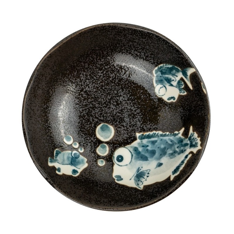 Lėkštė JŪROJE, 16,4x4.6 cm, porcelian., juodos sp.