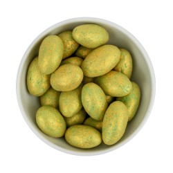 MIGDOLAI baltajame šokolade AUKSINĖ ŽALUMA