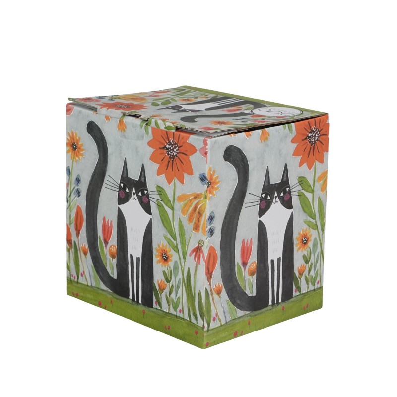 Arbatinukas su sieteliu ir puodeliu TINGŪS KATINĖLIAI, porcelianas