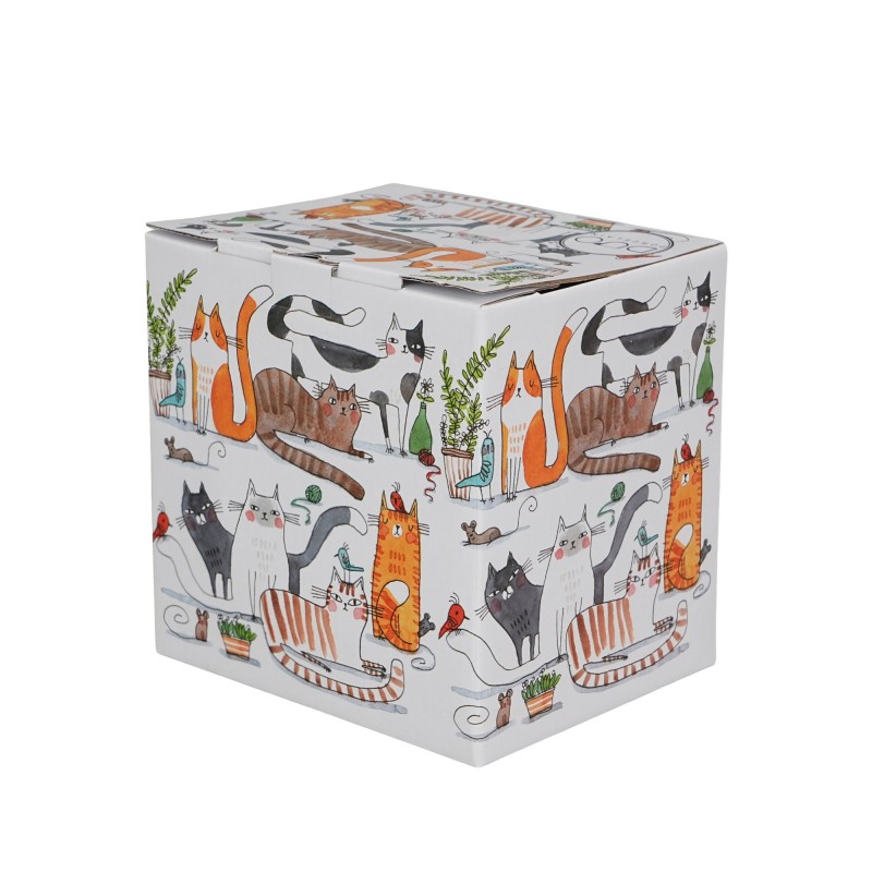 Arbatinukas su sieteliu ir puodeliu KATINĖLIŲ PASAULYJE, porcelianas