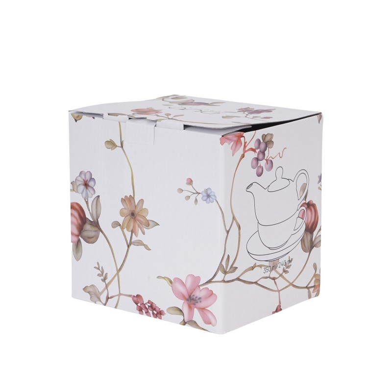 Viengungio rinkinys VIJOKLIAI, porcelianas, 350 ml