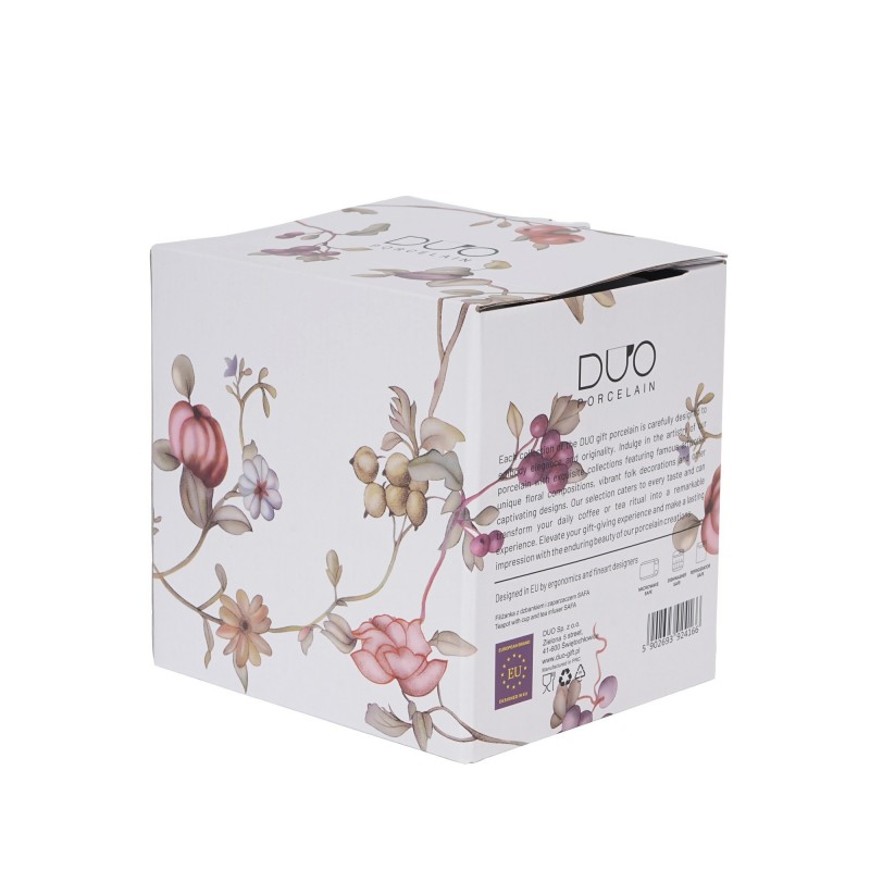 Viengungio rinkinys VIJOKLIAI, porcelianas, 350 ml