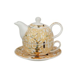 Arbatinukas su sieteliu ir puodeliu GYVYBĖS MEDIS, porcelianas