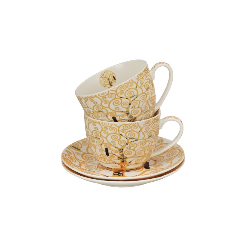 Puodelių rinkinys GYVYBĖS MEDIS, porcelianas, 250ml, 2 vnt