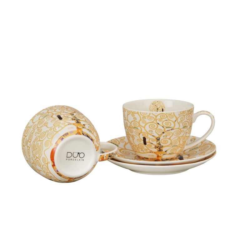 Puodelių rinkinys GYVYBĖS MEDIS, porcelianas, 250ml, 2 vnt