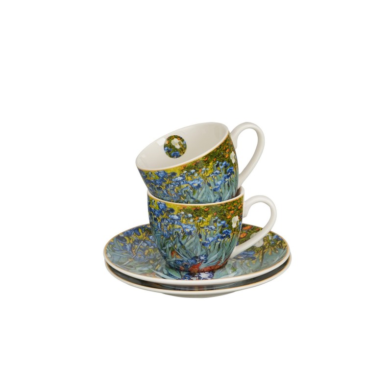 Espresso puodelių rinkinys IRISAI, porcelianas, 110ml, 2 vnt