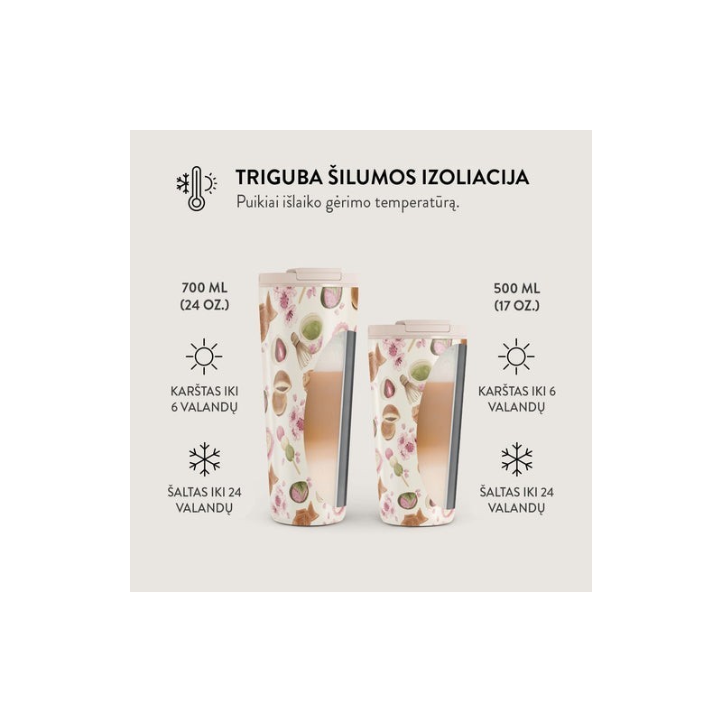 Termo puodelis KAVINĖ JAPONIJOJE, 500 ml