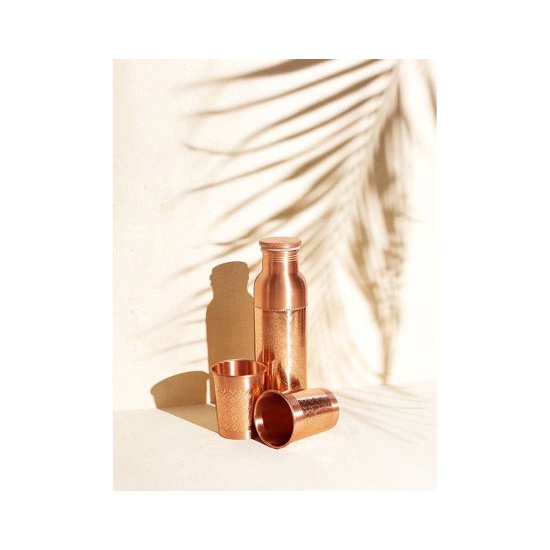 Varinės gertuvės ir stiklinių rinkinys MOZAIKOS