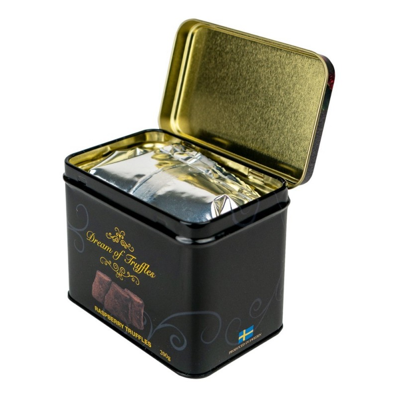 Šokoladiniai triufeliai su avietėmis, 200 g